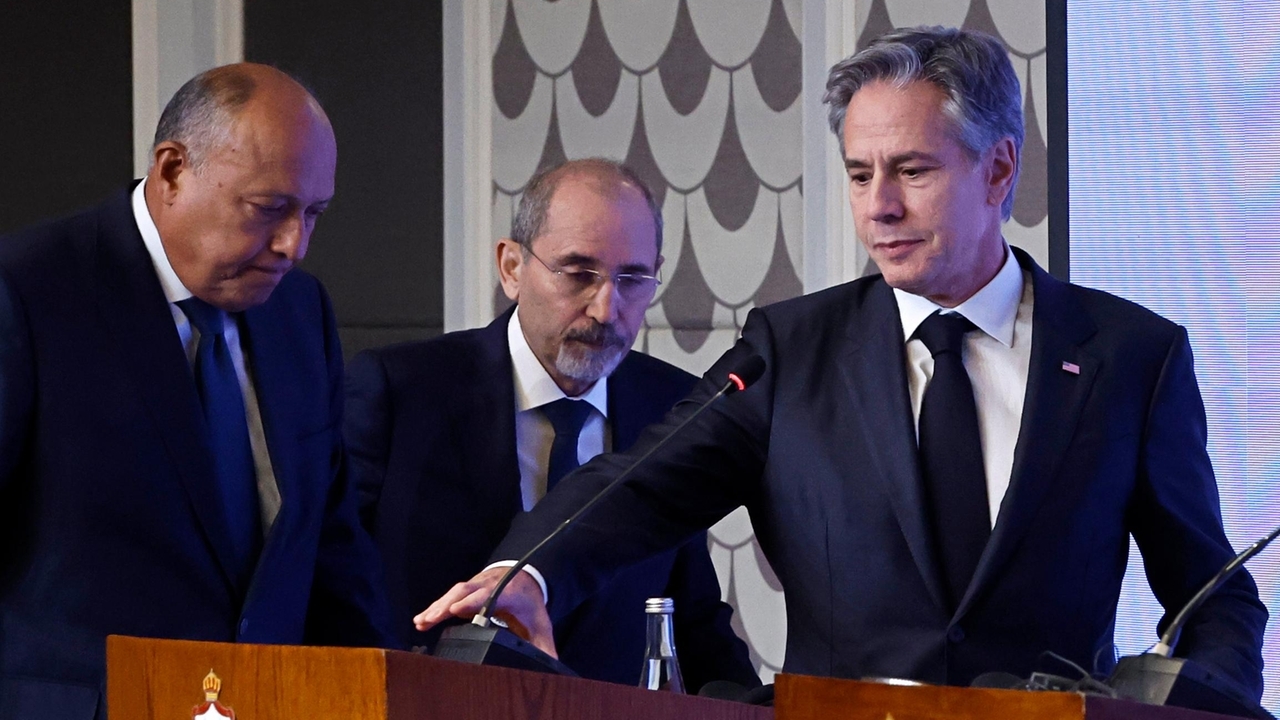 Arab leaders push for an Israel-Hamas cease-fire now. Blinken says that ...