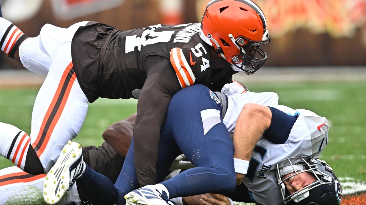 Browns Vs Bears highlight: Garrett gets career high sack