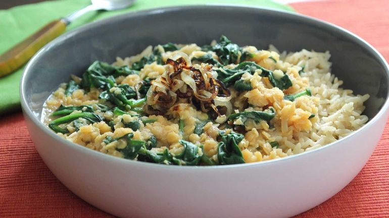 Keep in mind when making aromatic red lentils with spinach...