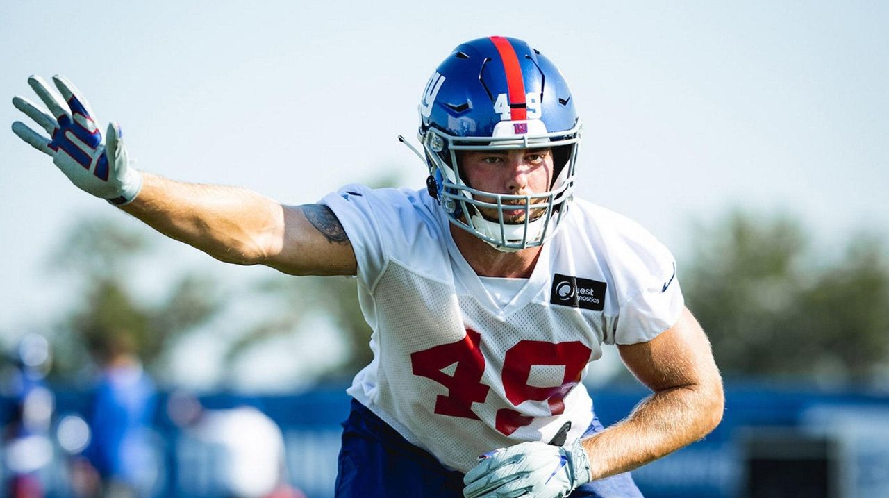 Giants rookie Carter Coughlin discusses joining his Black teammates in  movement for social justice - Newsday