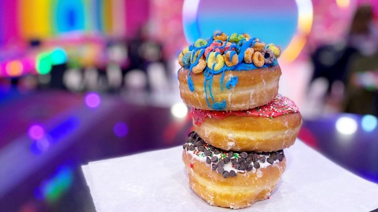 Colorful treats at Sundae Donuts in Huntington, which has closed.