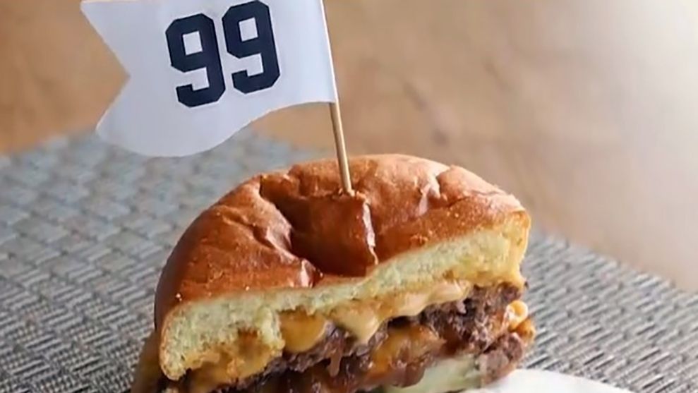 99 Burger - Aaron Judge-inspired Burger Is On Yankee Stadium's Menu