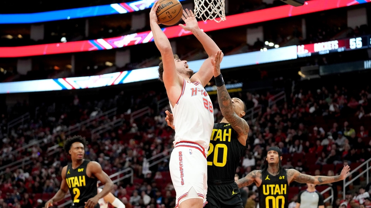 Sengun scores a career-high 37, Rockets outlast Jazz in OT 127-126 ...