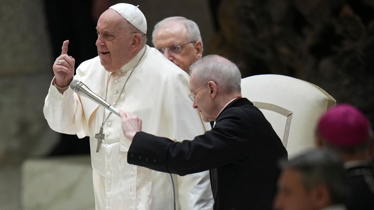 Pope Francis says bullying at school prepares students for war, not peace - Newsday