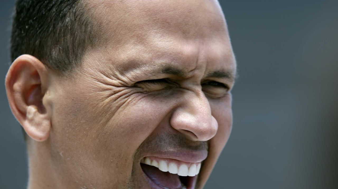 Alex Rodriguez gives Kevin Youkilis a thumbs-up - Newsday