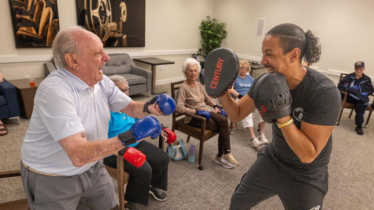 Seniors who box reap physical and emotional health benefits