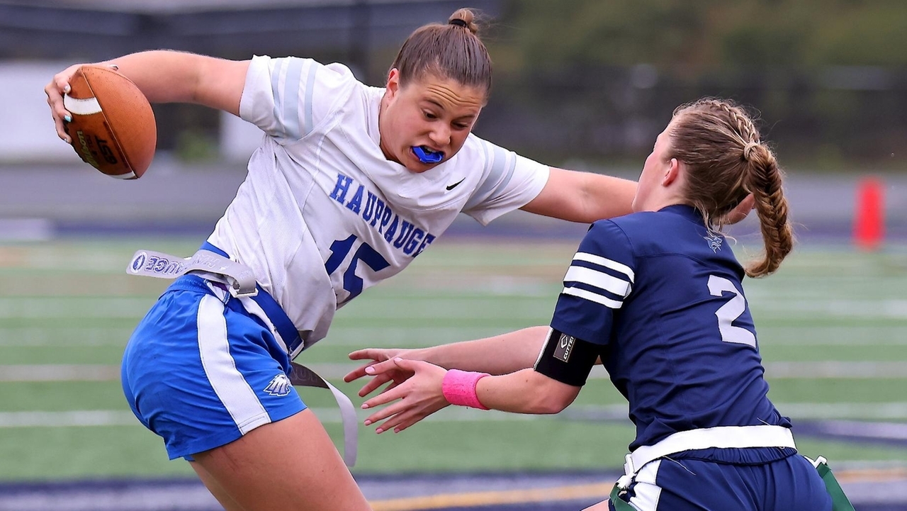 Flag football's rise in popularity at Long Island high schools is hurting participation in other girls sports