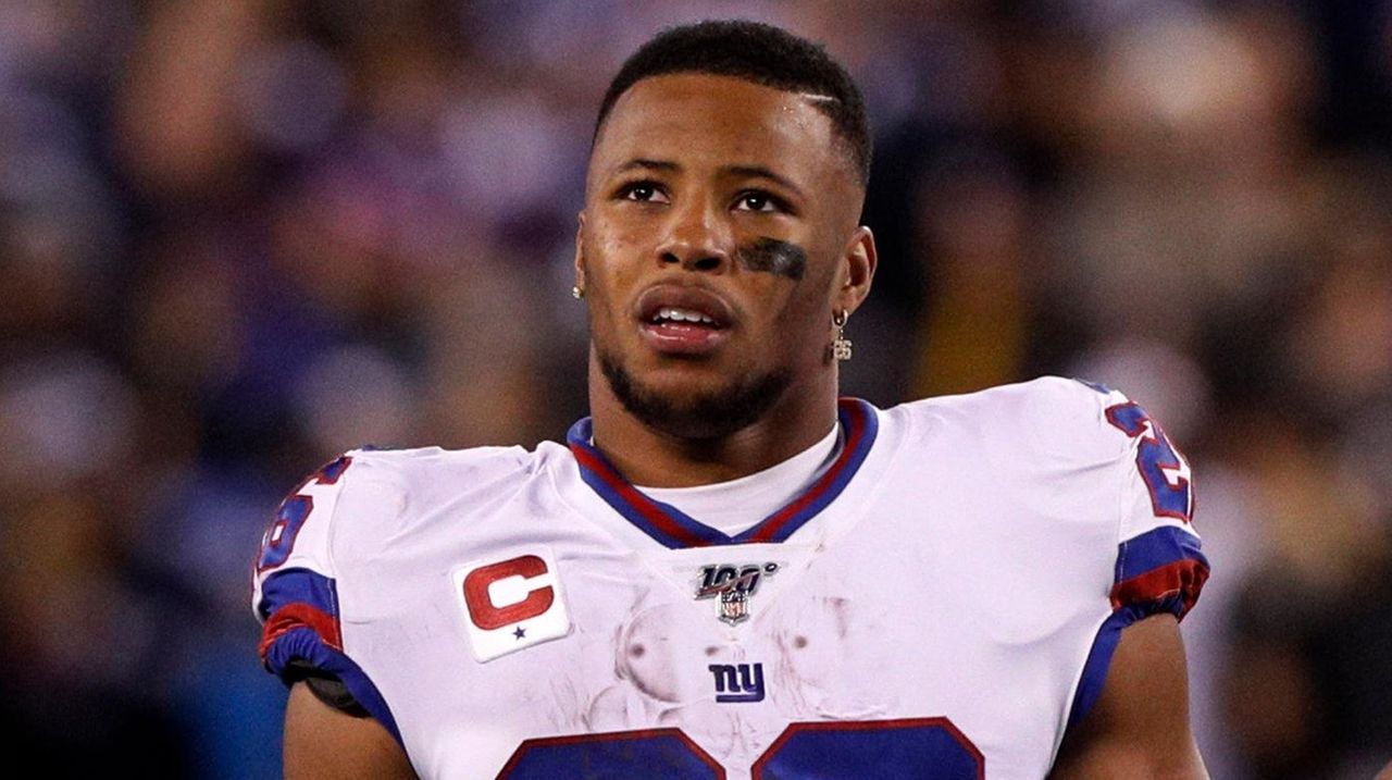 New York Giants' Saquon Barkley says dad will wear rival Jets jersey for  MetLife showdown