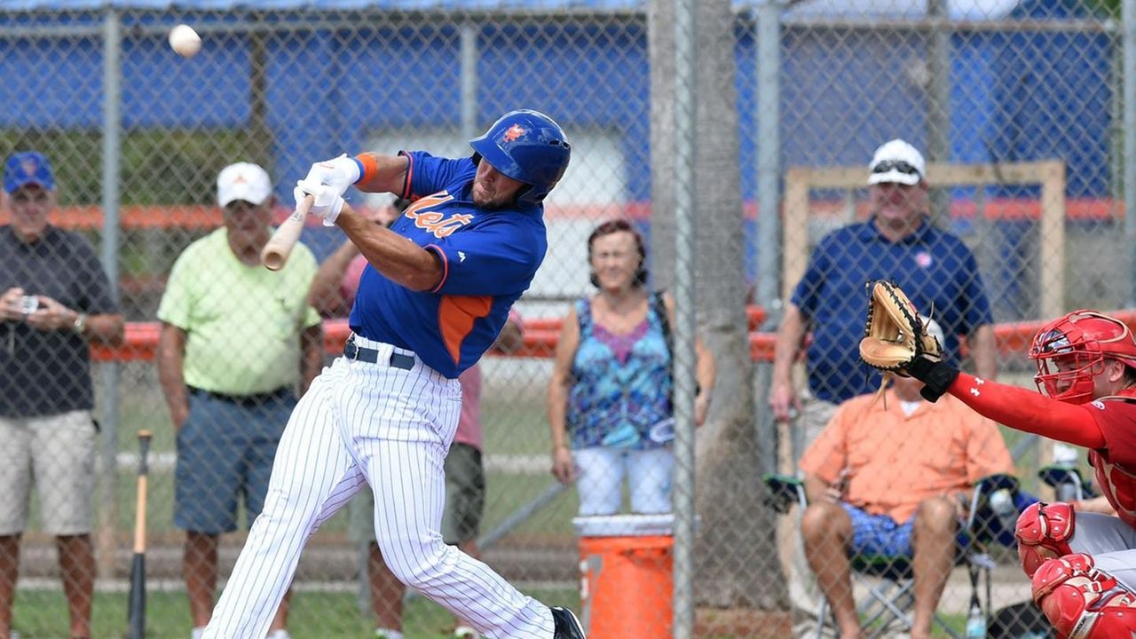 Mets' Tim Tebow gets standing ovation as run scores on his double-play  groundout - Newsday