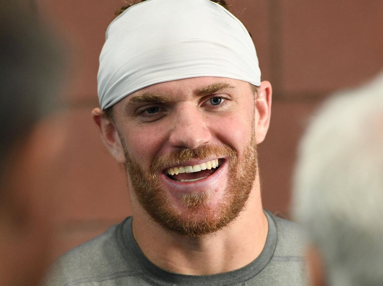 New York, USA. August 8, 2019, East Rutherford, New Jersey, USA: New York  Giants outside linebacker Jake Carlock (52) during a preseason game between  the New York Jets and the New York