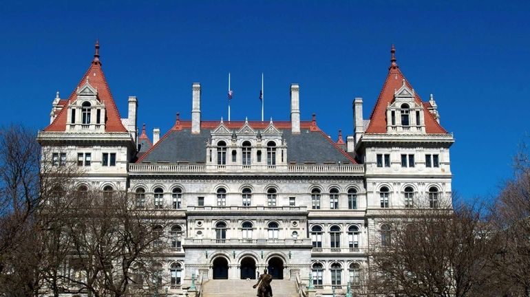 The State Capitol Building of sthe state of New York...