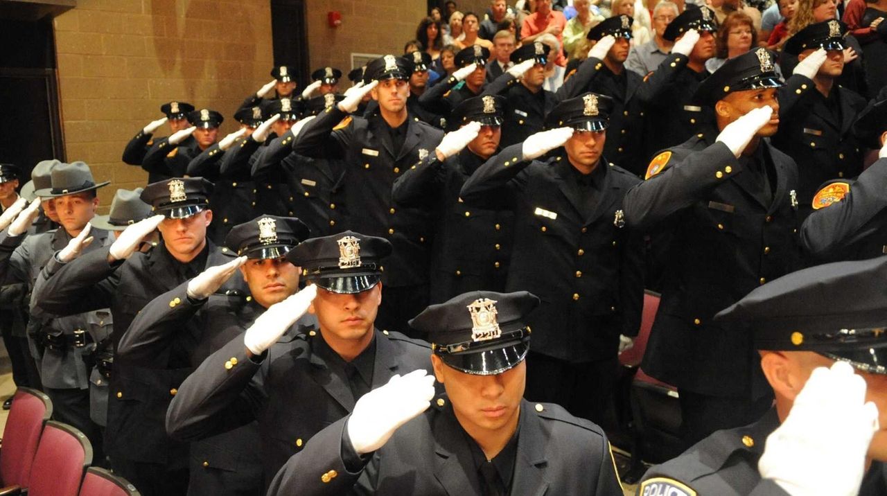 89 Suffolk Police Academy graduates get their certificates - Newsday