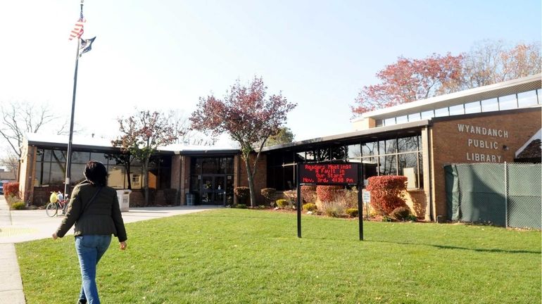 Wyandanch Public Library at 14 South 20 St., seen on...