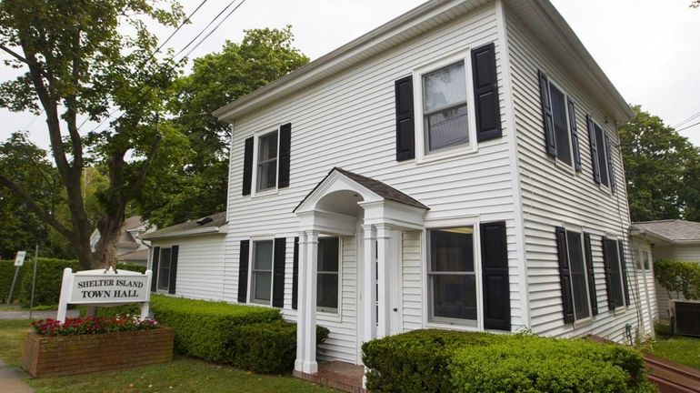 Shelter Island Town Hall is shown in this 2012 photo.