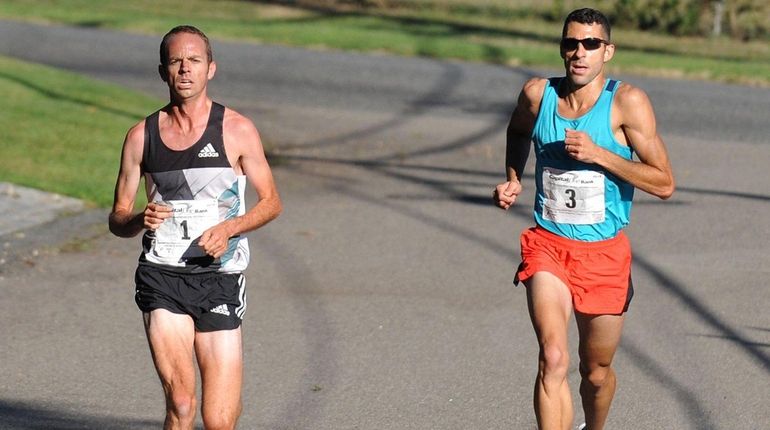 Aaron Braun, left of Flagstaff, Arizona, and Stephen Pifer of...