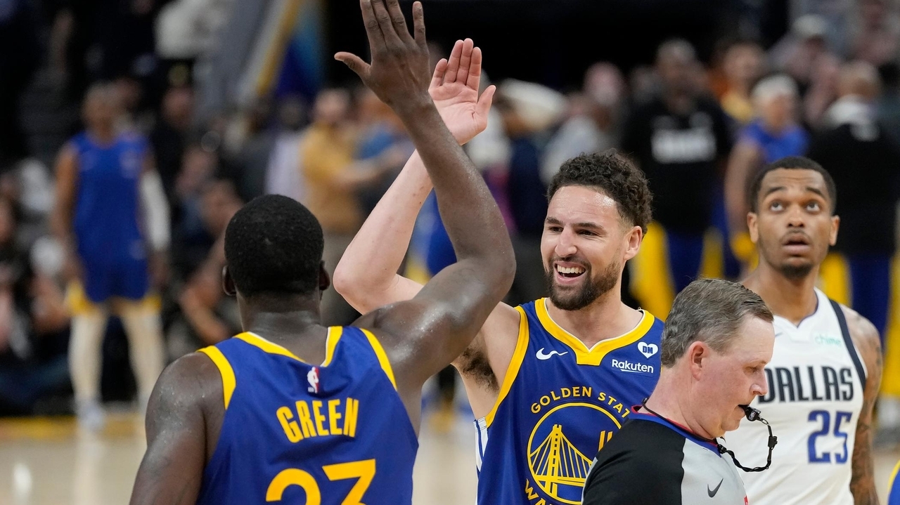 Warriors overcome triple-double by Luka Doncic to beat Mavericks 104 ...