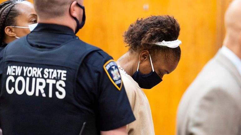 Jessica Beauvais, of Hempstead, at her arraignment in 2021 in...