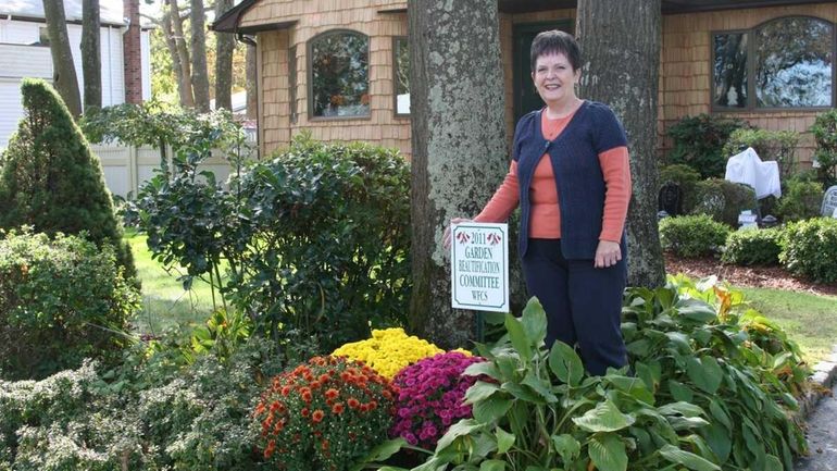 Homeowner Susan Otranto with her 2011 William Floyd Community Project...