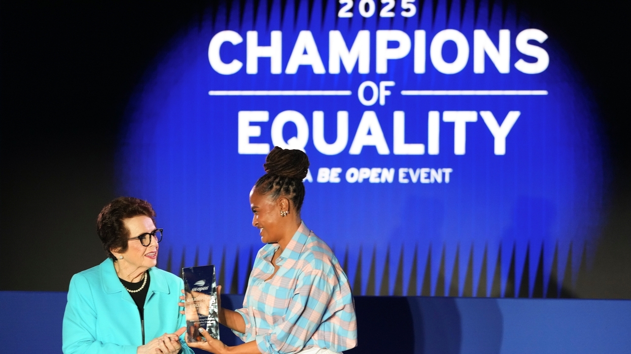 Ava Duvernay and Stacey Allaster accept Billie Jean King Champions of ...
