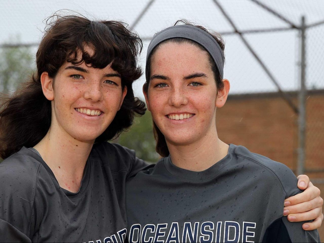 Oceanside softball twins Claire and Megan McNamara - Newsday