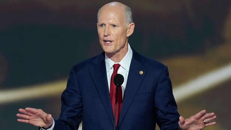 Sen. Rick Scott, R-Fla., speaks during the second day of...