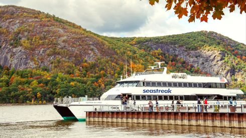 Seastreak’s offers a fall foliage cruise to Milton, N.Y. Once...