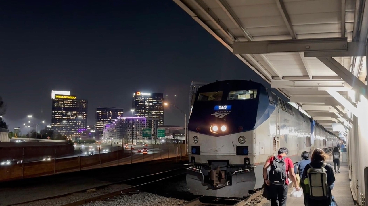Midnight train from Georgia: A view of America from the tracks as airports struggle in the shutdown