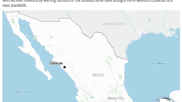 Schools and businesses in Culiacan, Mexico, are closed and security...