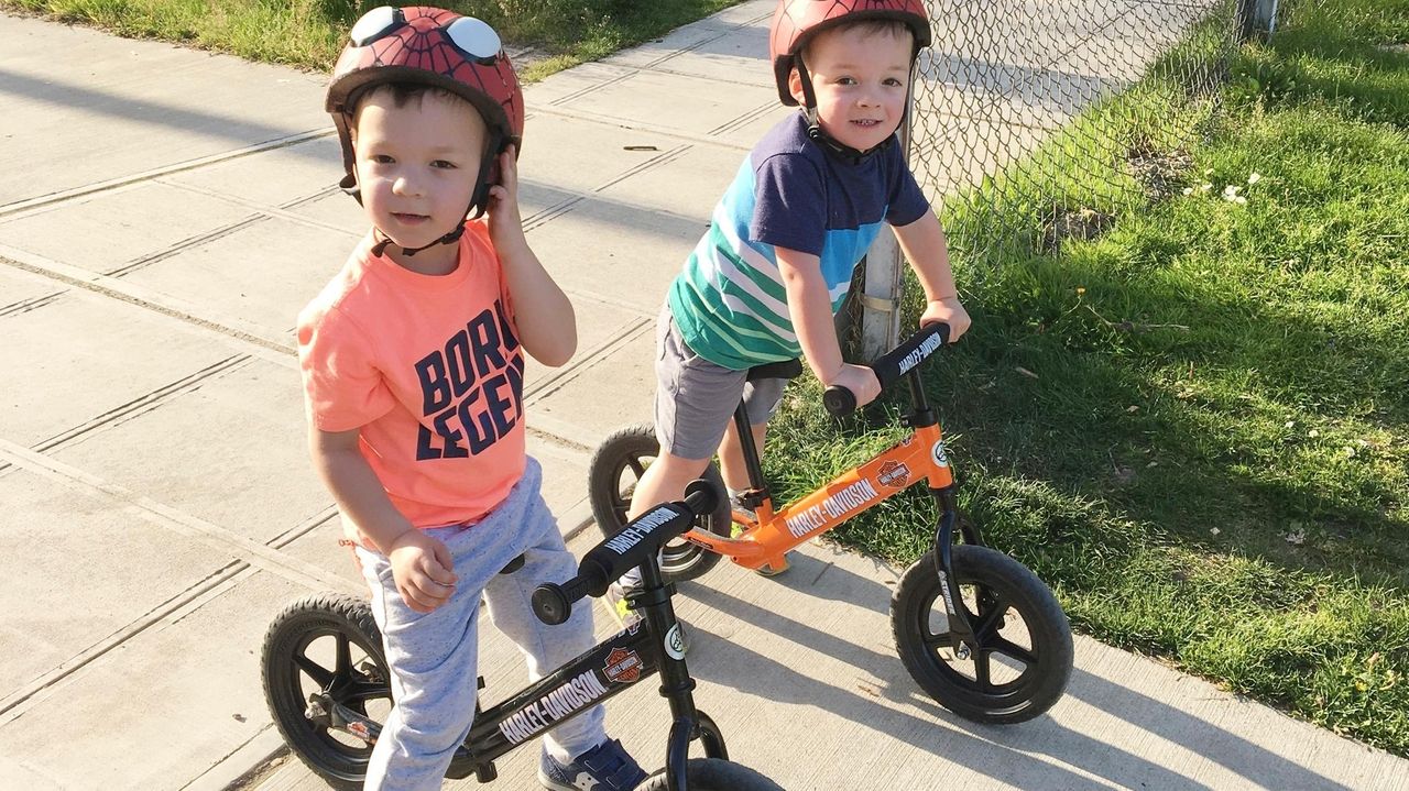 When should a kid start riding a bike If it s a balance bike you might be surprised how young Newsday