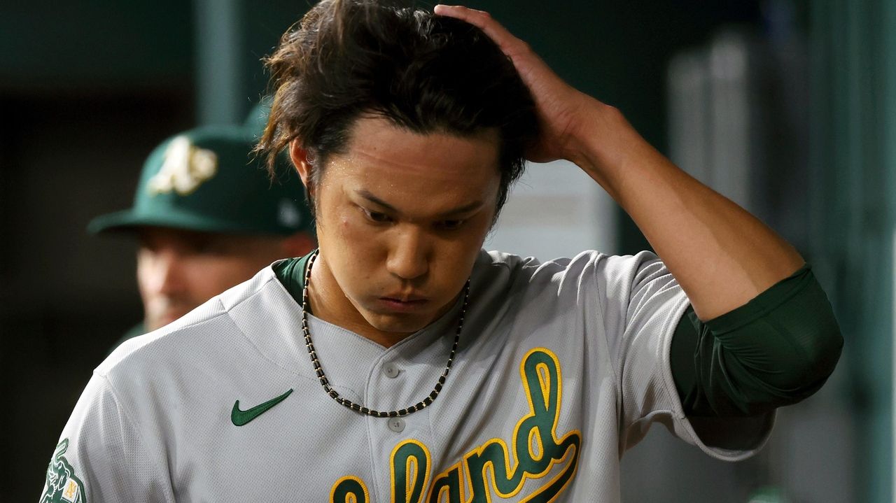 A's move Japanese rookie Fujinami to bullpen - Newsday