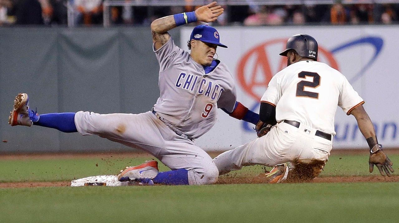 Cubs Second Baseman Javier Baez S Tagging Skills Are Out Of This World Newsday