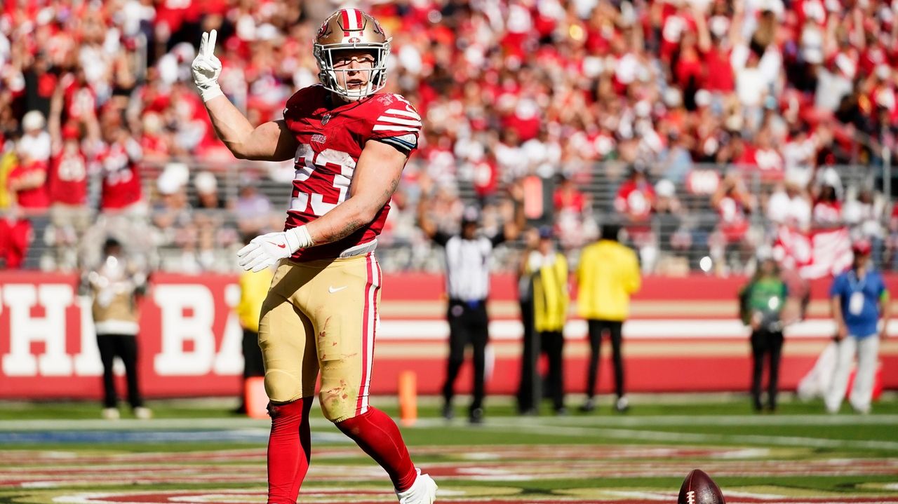 49ers' Christian McCaffrey named NFC Offensive Player of the Week