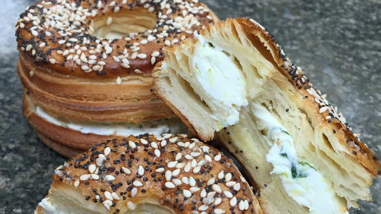 Frenagel, a bageldoughnut hybrid, is born at Fiorello Dolce in