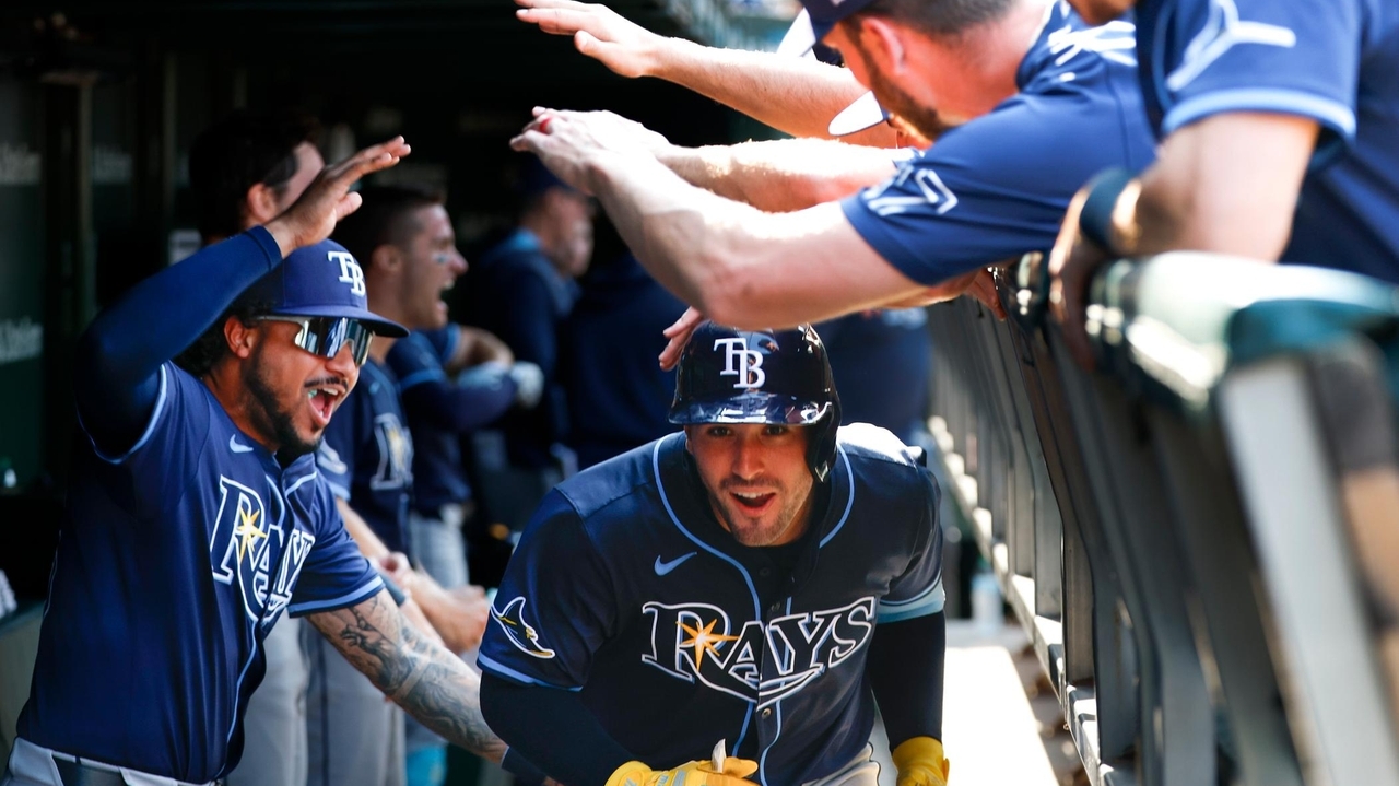 Nick Fortes homers in the 9th inning as the Tampa Bay Rays top the ...