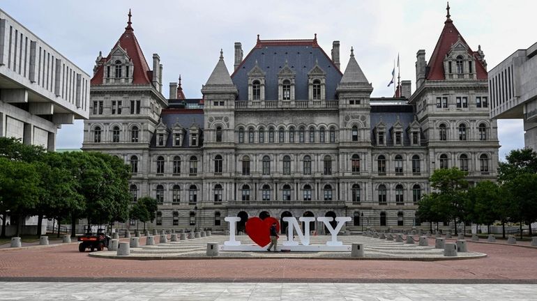 The New York State Capitol in Albany.