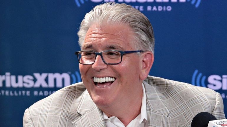 WFAN's Mike Francesa speaks at a SiriusXM Town Hall on...