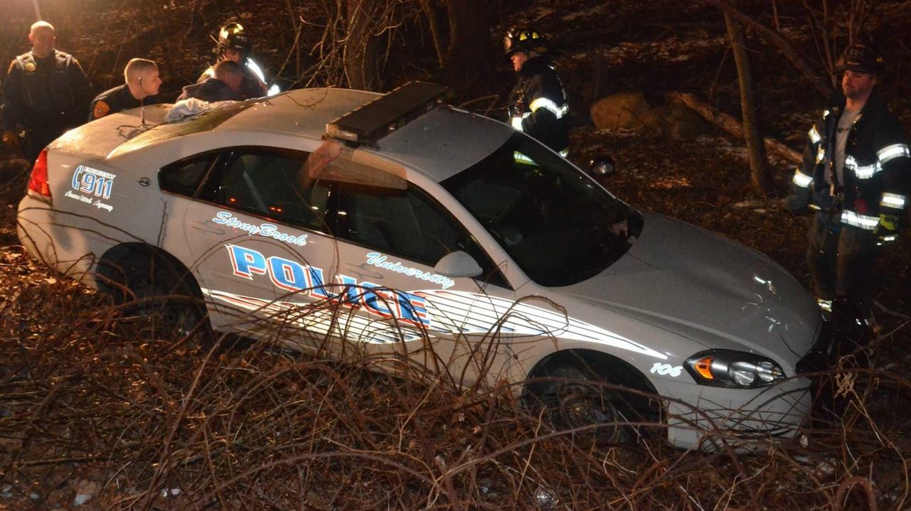 Stony Brook student hit by university police car Newsday