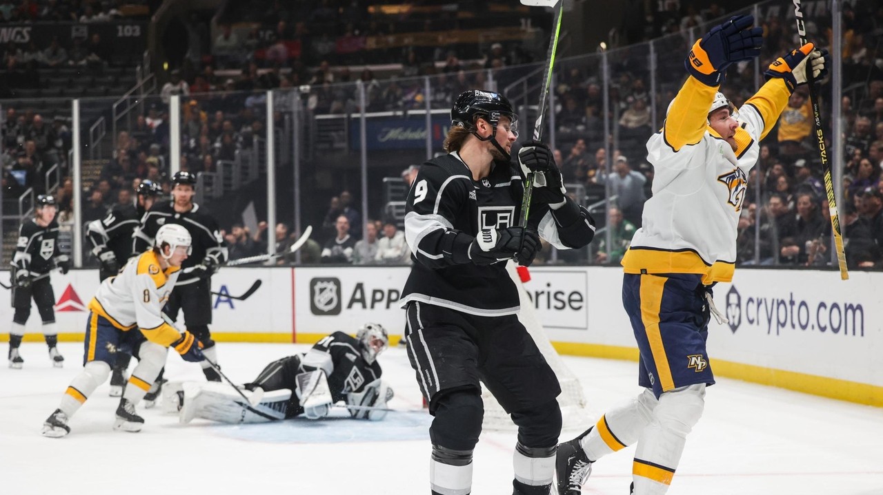 Saros, Predators clamp down on Kings for crucial 4-1 win - Newsday