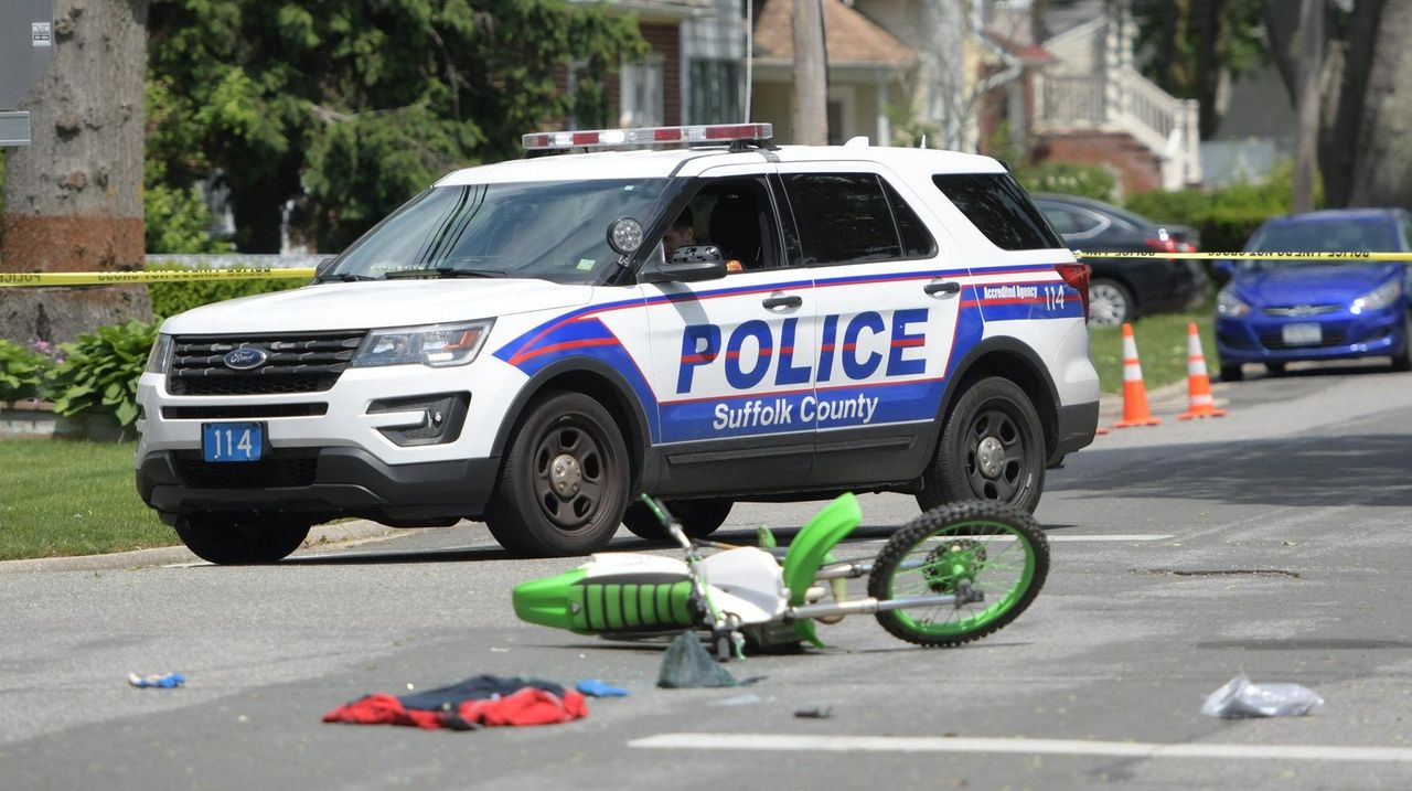 Suffolk police investigate dirt bike crash in Copiague Newsday