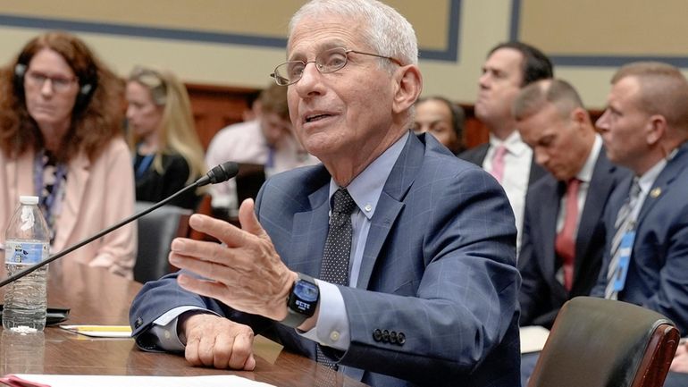 Dr. Anthony Fauci, former Director of the National Institute of...