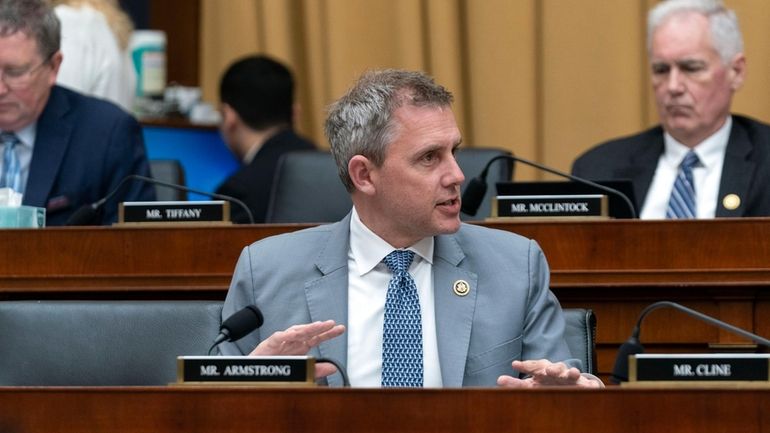 U.S. Rep. Kelly Armstrong, R-N.D., speaks during a House Judiciary...