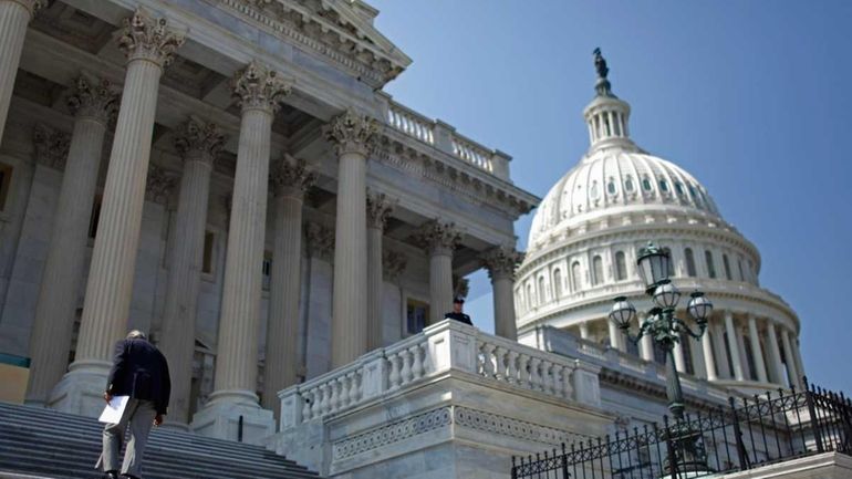 The steps of the U.S. Captiol in Washington, DC. (Sept....