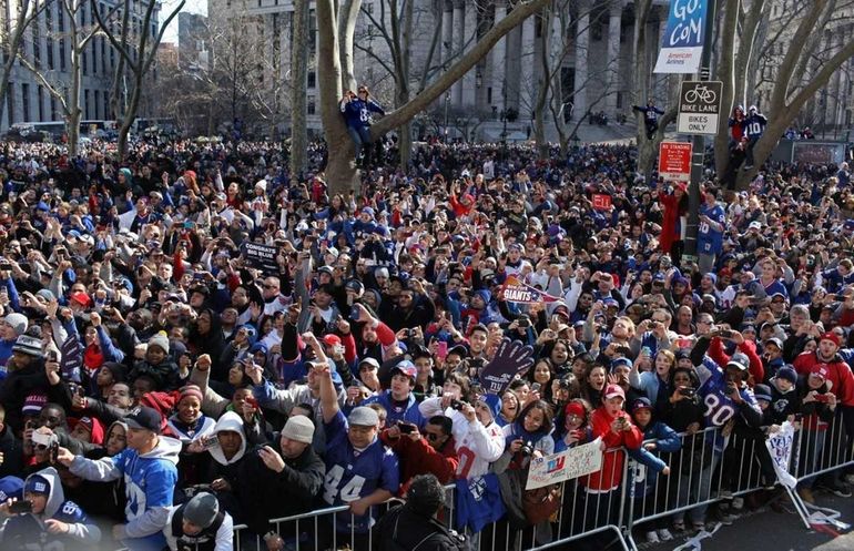 Super Bowl parade: a Giant day for N.Y. sports