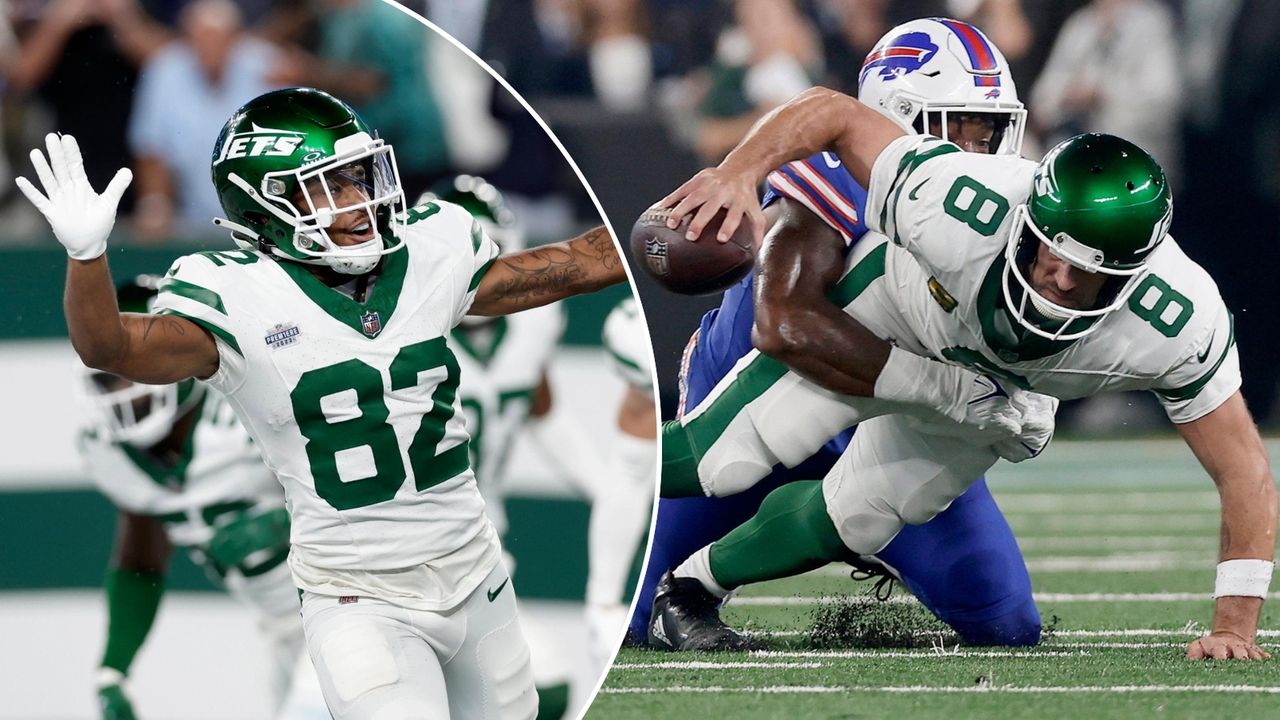 Jets stun Bills in OT, fear Aaron Rodgers has serious Achilles injury