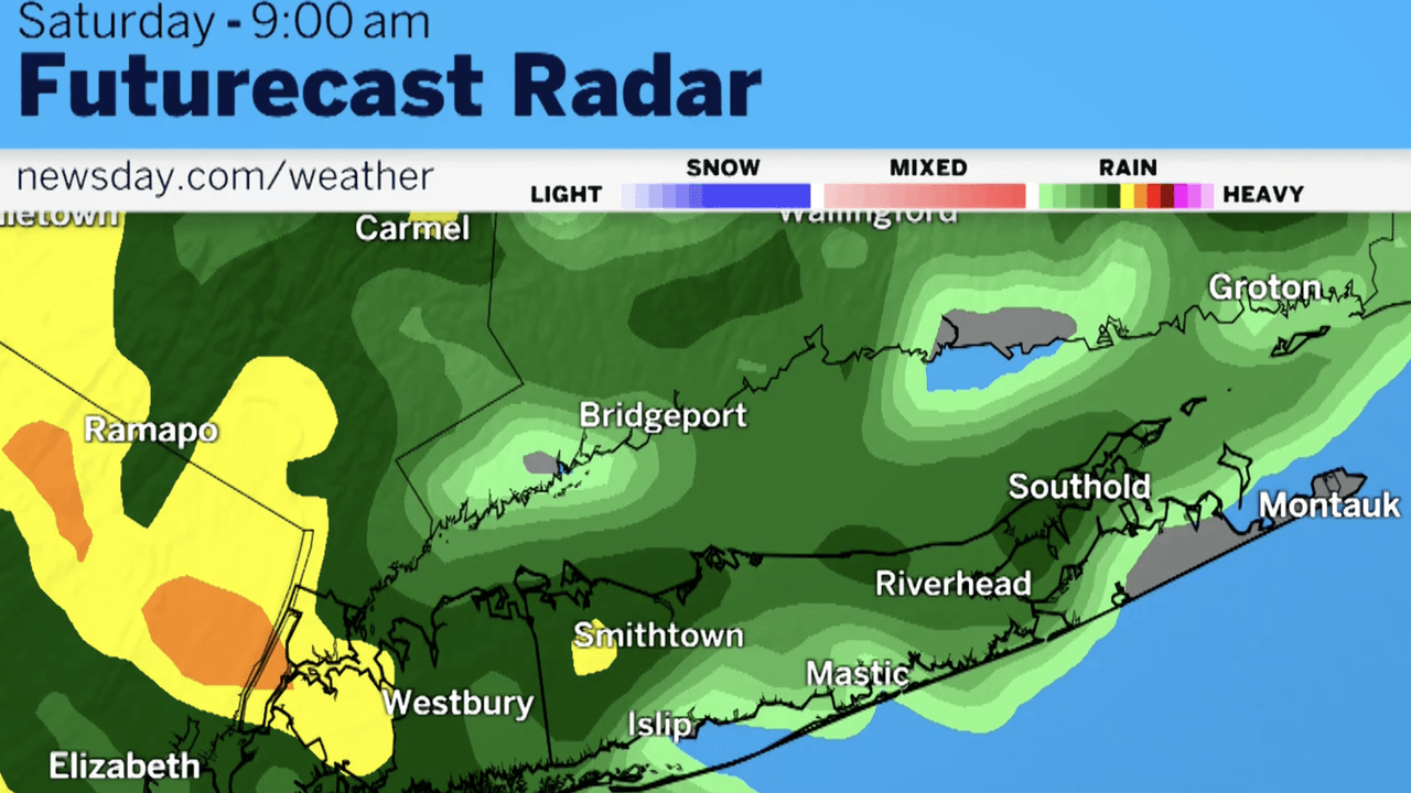 Long Island weather forecast Up to 3 inches of rain Saturday Newsday