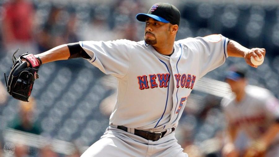 Left-hander Johan Santana throws off full mound for first time