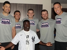 Long Beach's Dunia Sibomana-Rodriguez honored by Yankees at Stadium