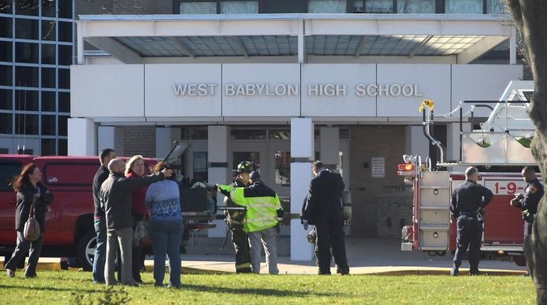 Police, firefighters and other emergency personnel on scene at West...