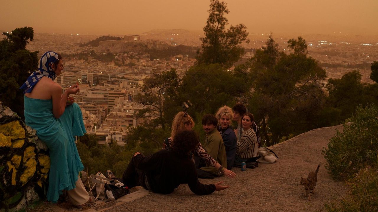 Martian Skies Over Athens? Greece's Capital Turns An Orange Hue With 