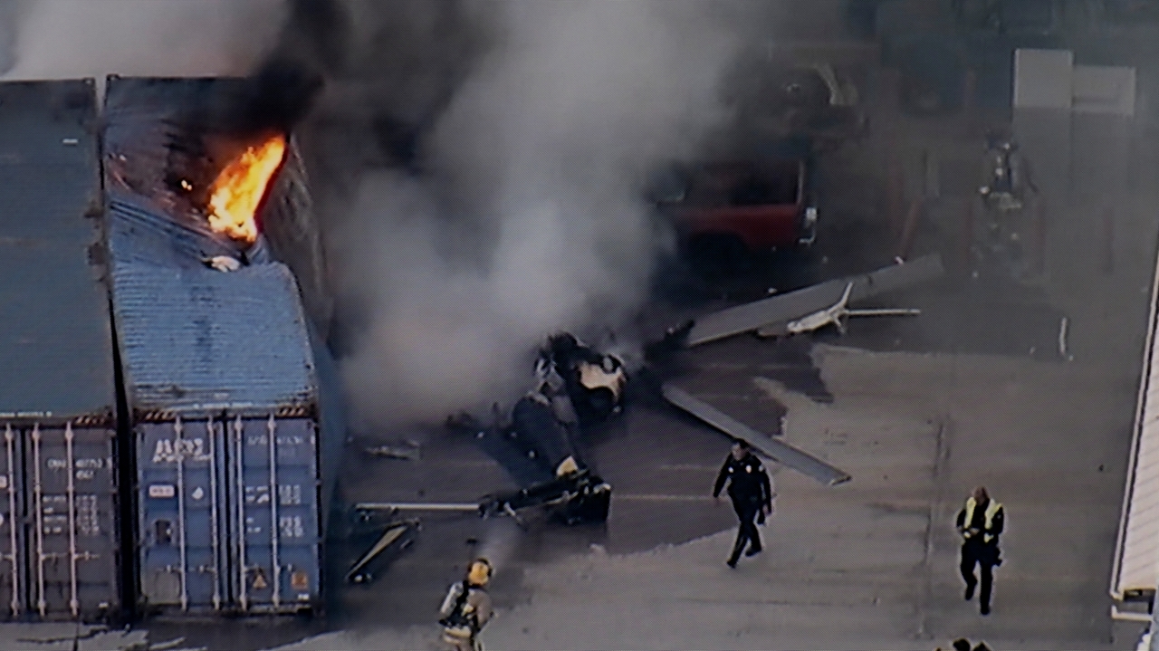 3 Dead After NBC L.A. News Helicopter Crashes Covering Bus Collision
